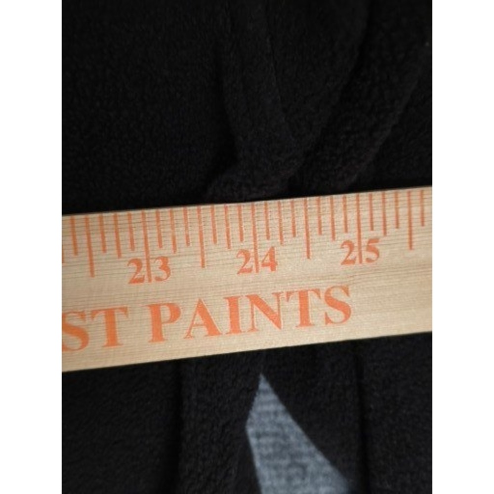 VTG Pittsburgh Steelers Fleece‎ Jacket Full Zip Mens Free Size Black Yellow Logo - Picture 5 of 9